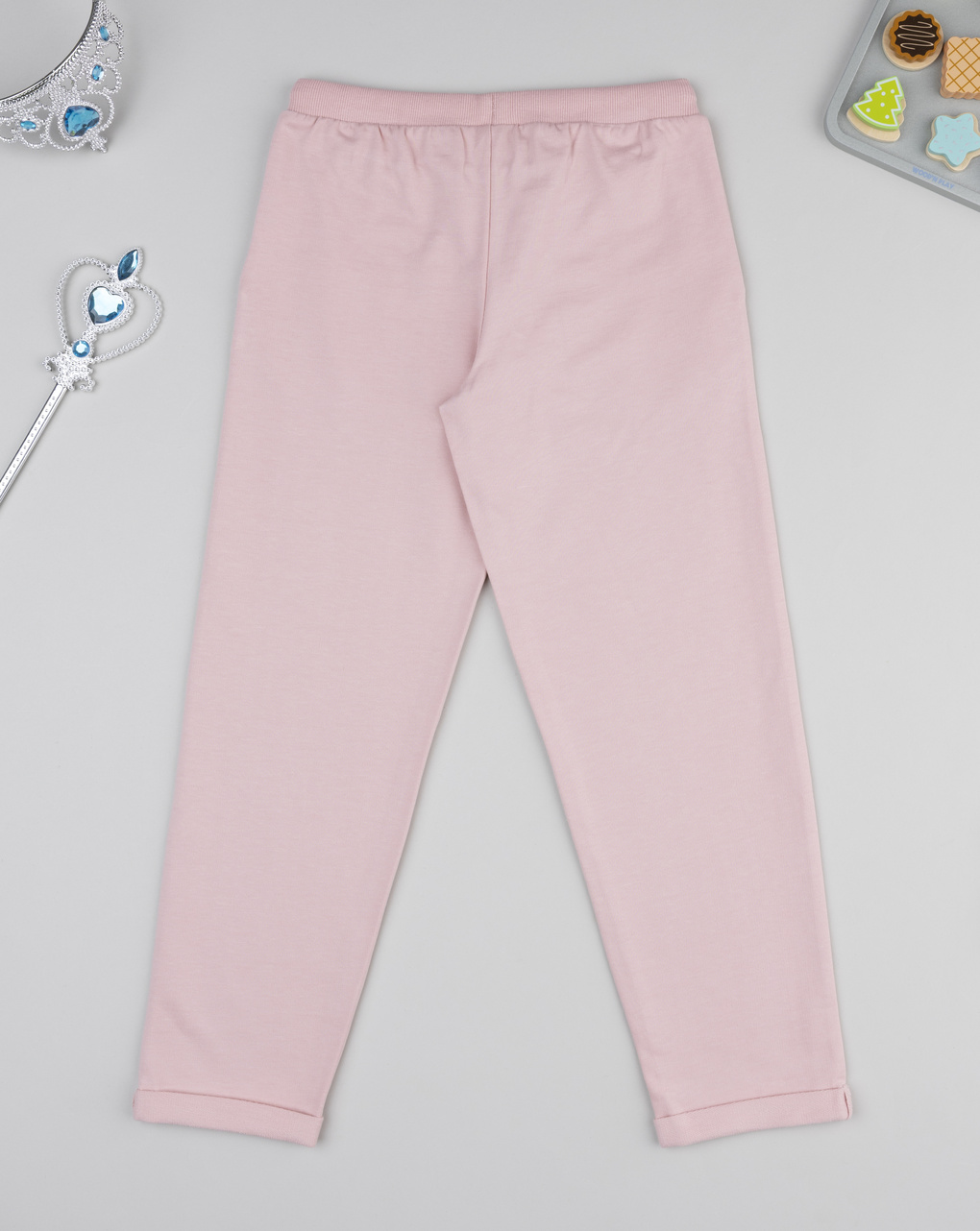 Pantalone garzato bimba rosa unicorno