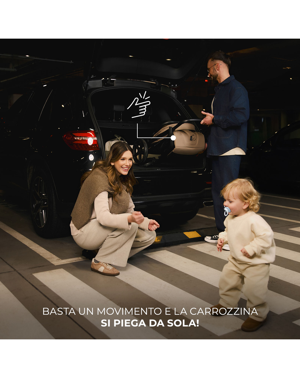 Passeggino leggero loom linen beige - kinderkraft