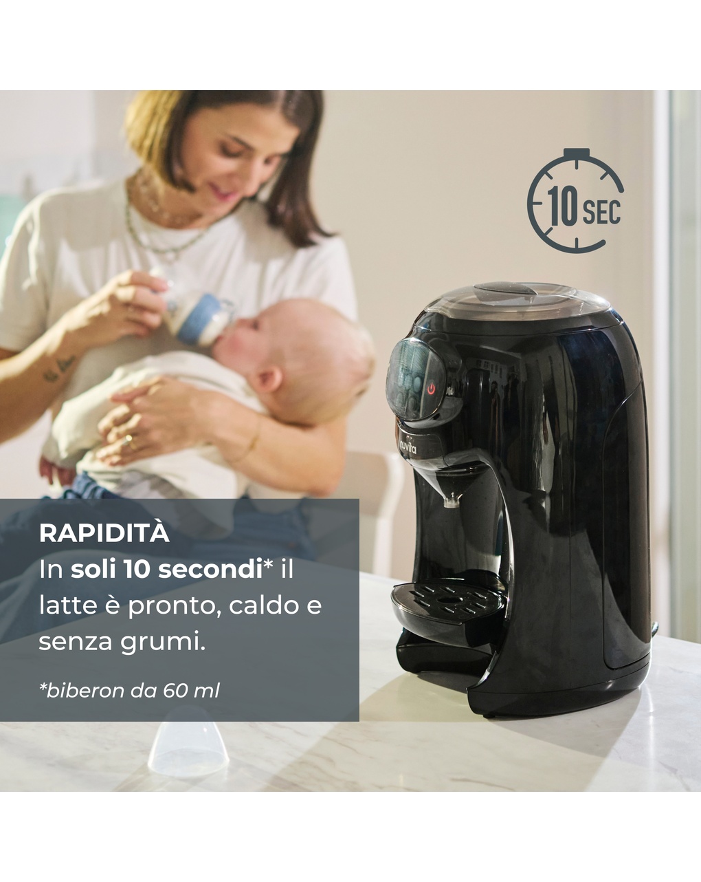 Preparatore istantaneo di biberon lattespresso -  1180 - nuvita