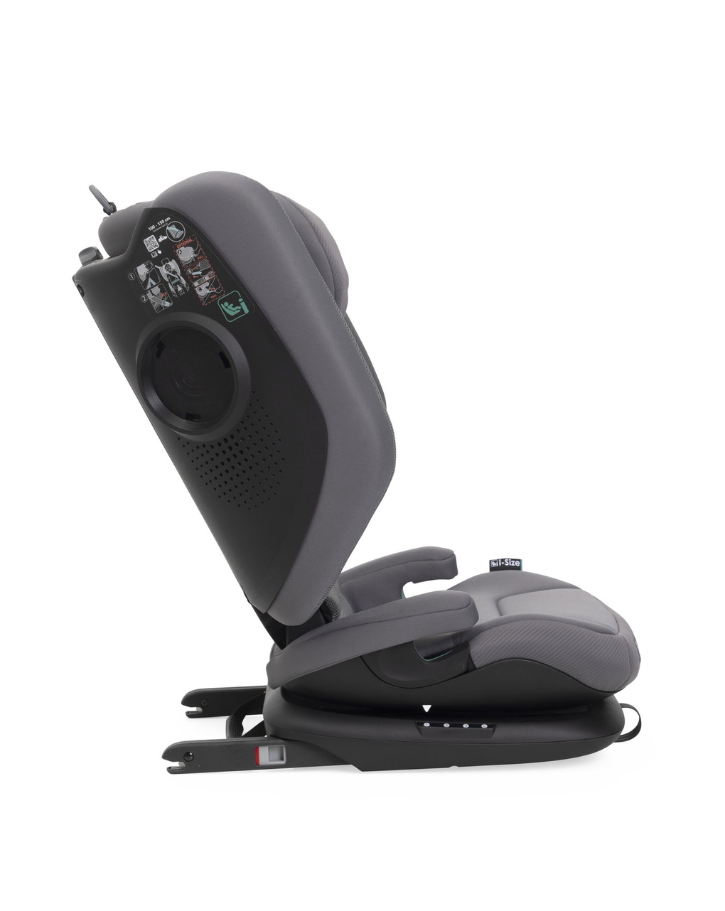 Seggiolino fold&go s i-size glam grey 100-150cm - chicco