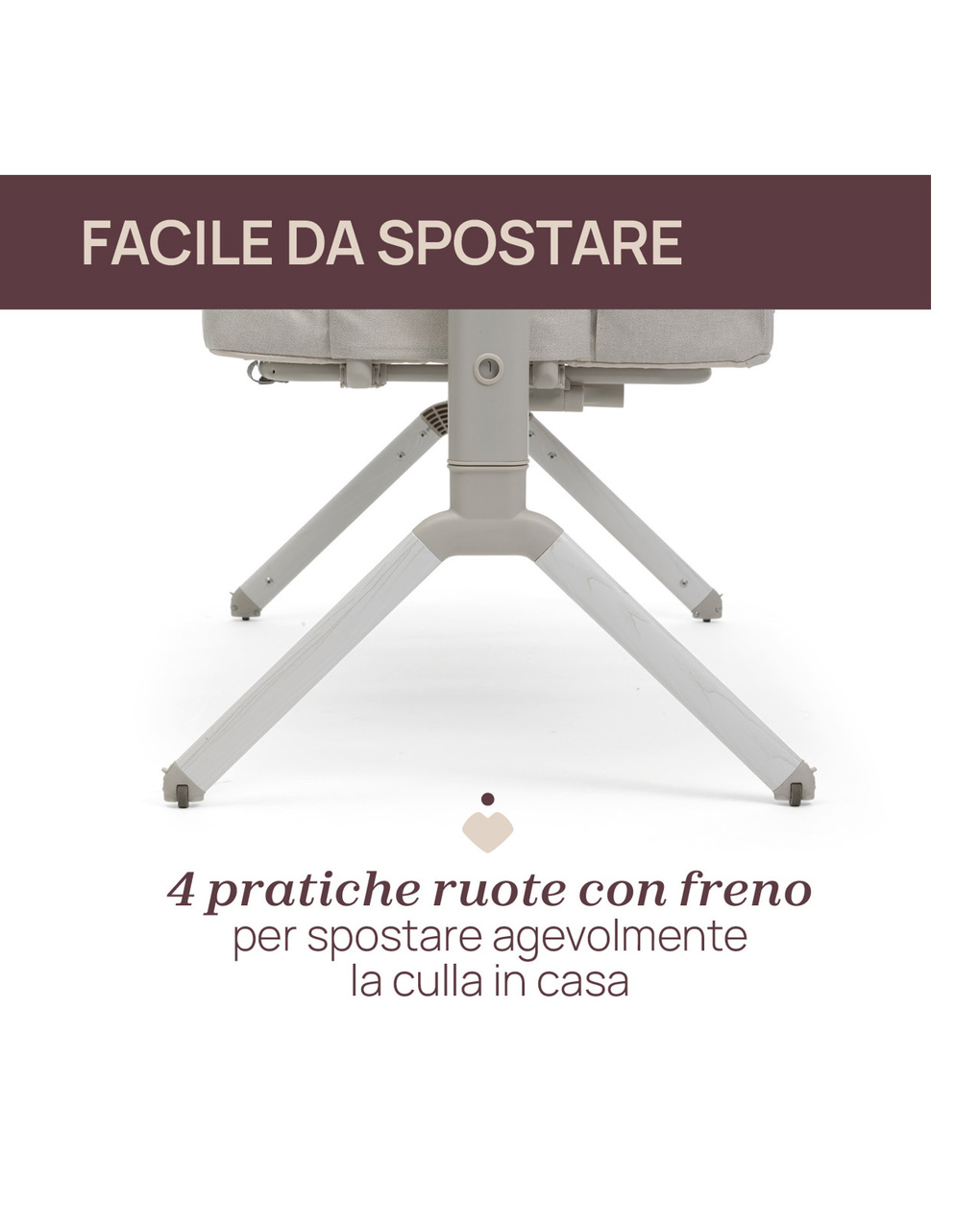 Culla next2me armonia motherpearl - chicco