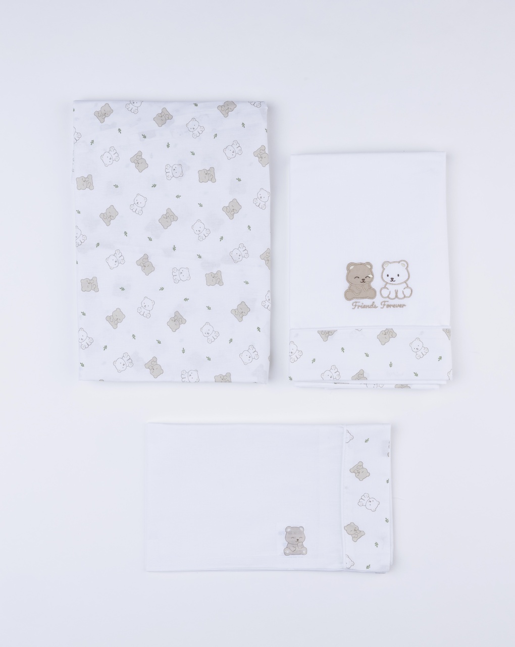 Set 3 pezzi letto - orsetti