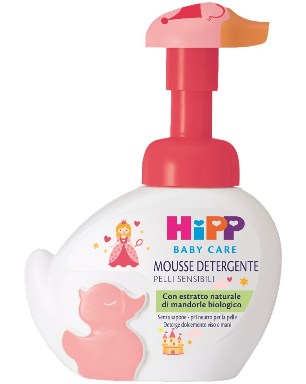 Mousse detergente paperella rosa limited edition 250ml - hipp