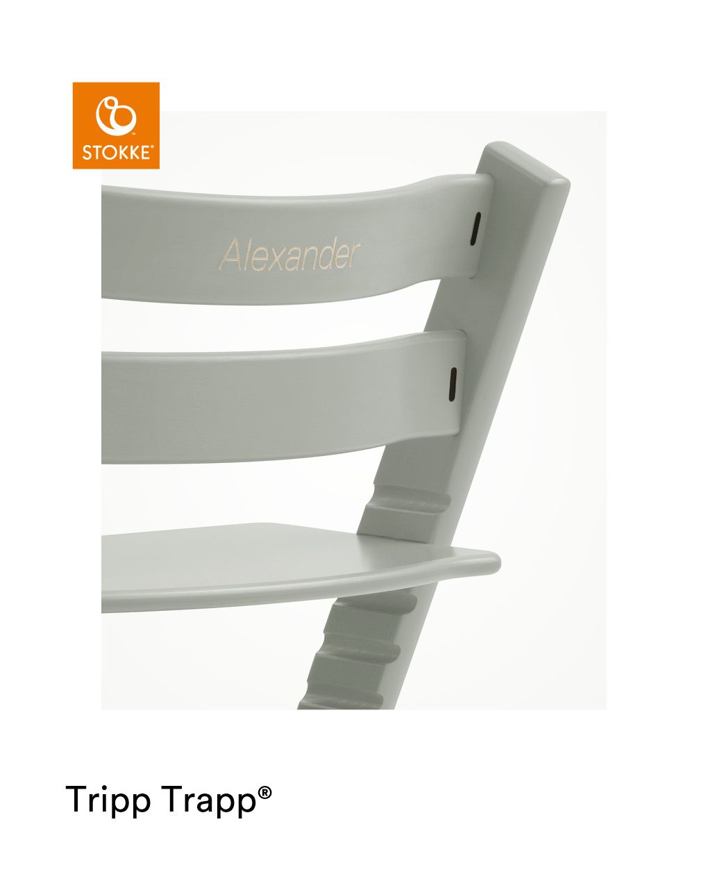 Tripp trapp® sedia glacier green personalizzabile - stokke®