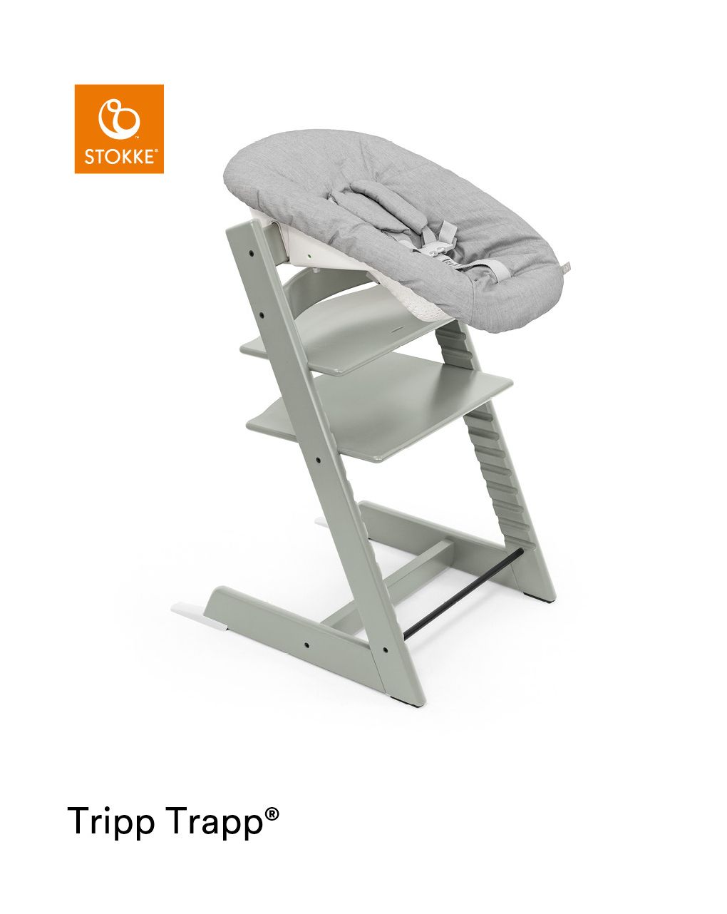 Tripp trapp® sedia glacier green personalizzabile - stokke®