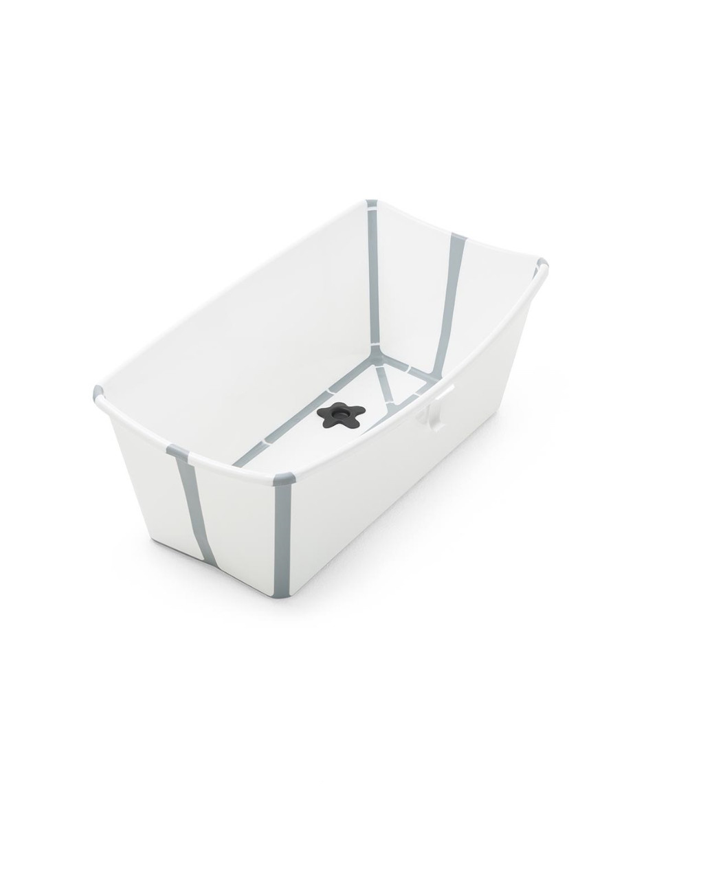 Vaschetta pieghevole flexi bath® - white grey -stokke
