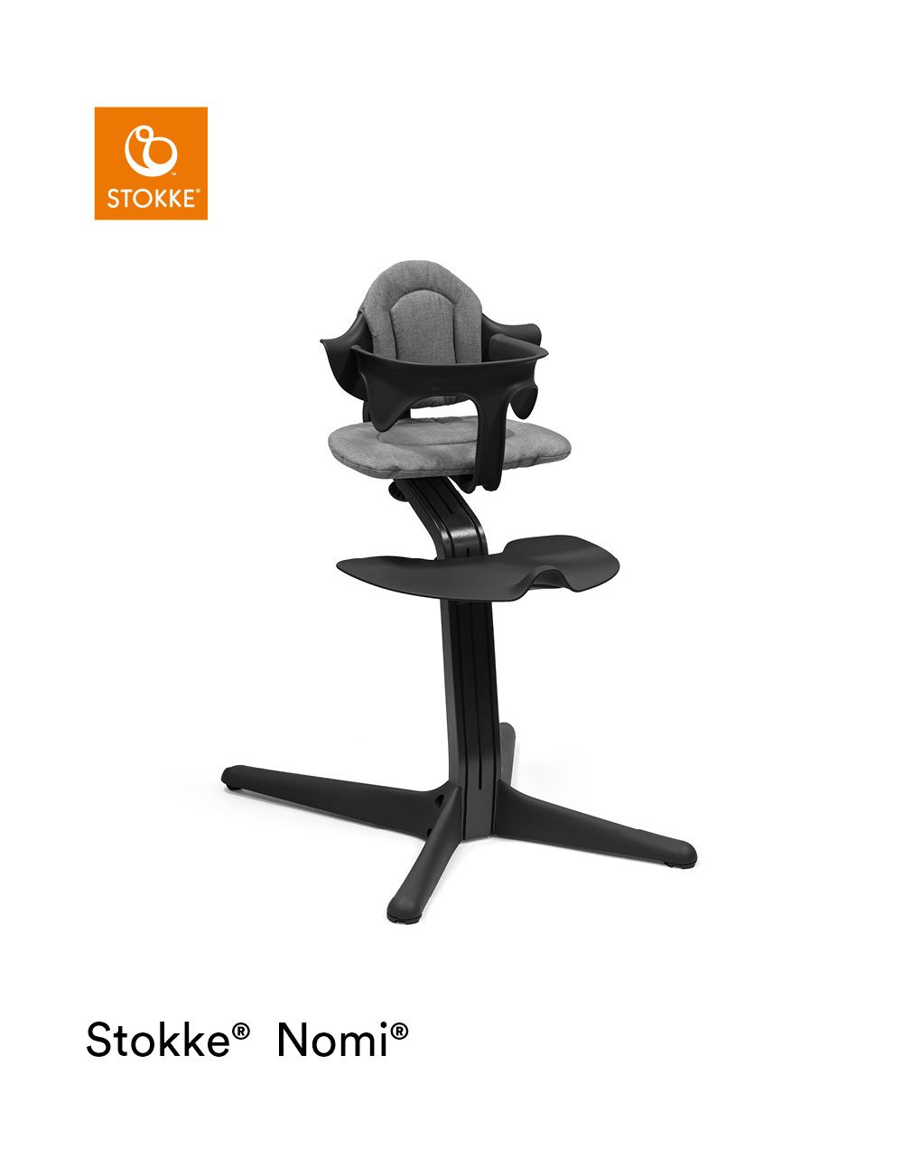 Sedia nomi® nera - stokke®