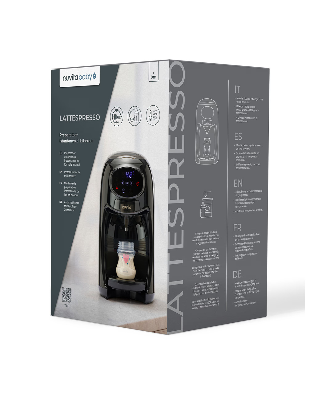 Preparatore istantaneo di biberon lattespresso -  1180 - nuvita