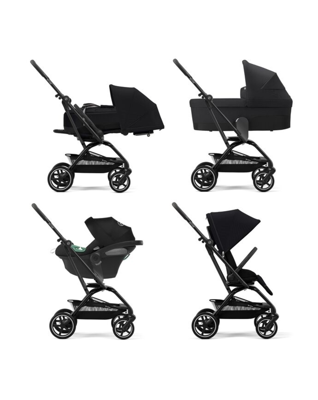 Passeggino eezy s twist+ 2 blk magic black - cybex