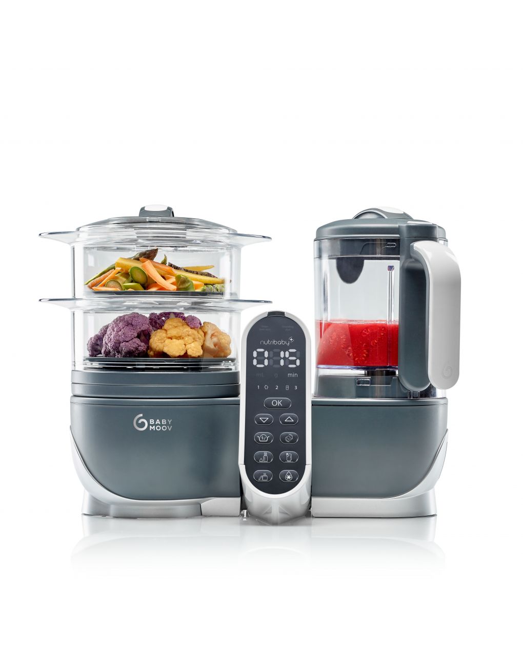 Cuocipappa nutribaby (+) grigio - babymoov