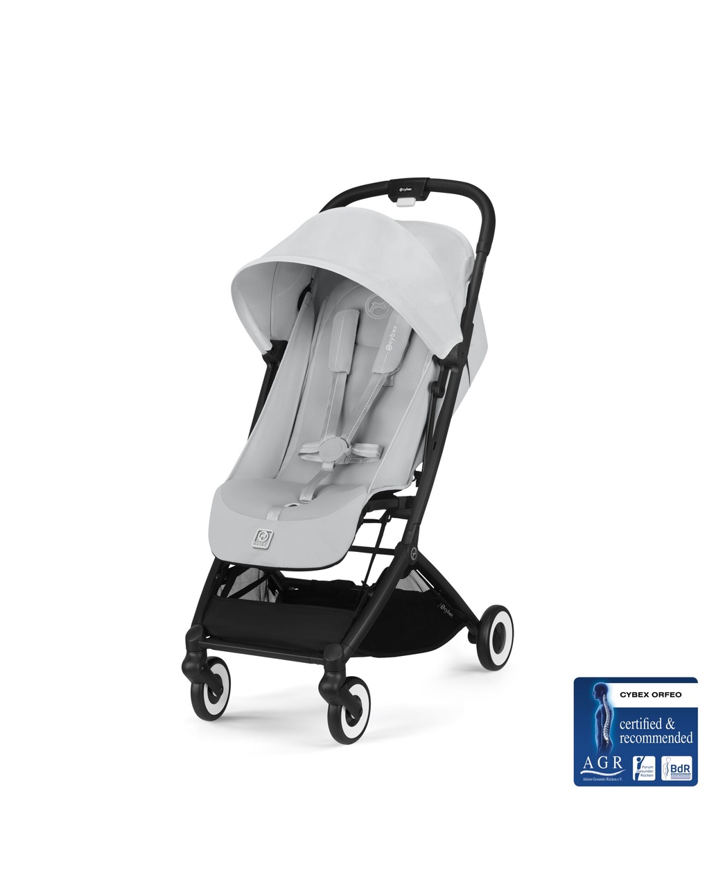 Passeggino orfeo blk fog grey light grey - cybex
