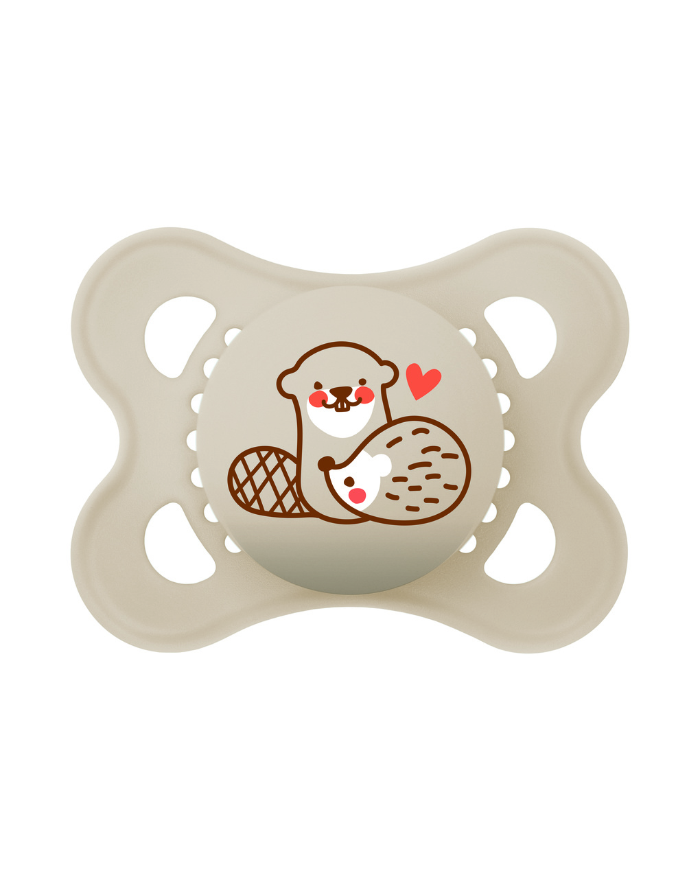 Succhietti original 2-6m silicone bio-circolare conf. doppia azzurro/beige - mam