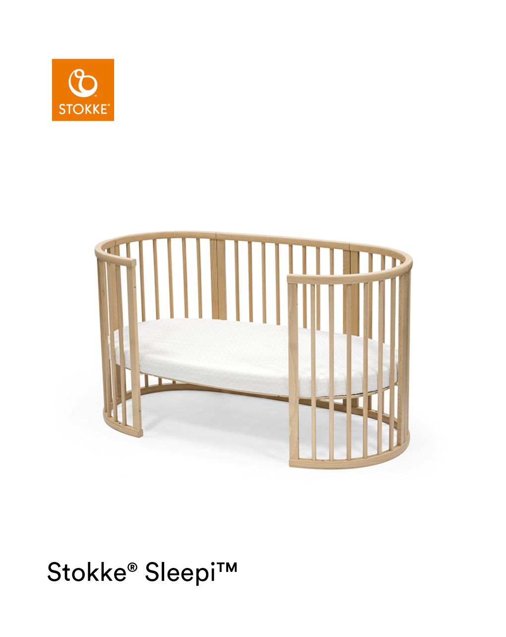 Lenzuolo per letto sleepi™ v3 fans grey - stokke®
