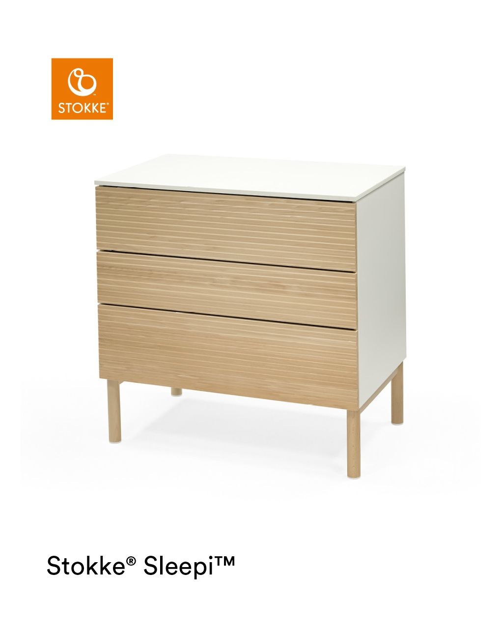 Struttura per cassettiera sleepi™ natural - stokke®