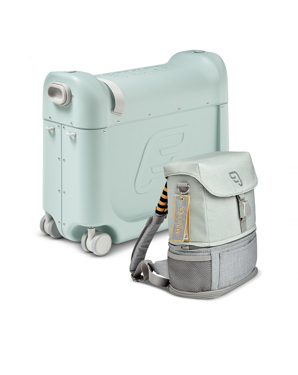 Valigia cavalcabile jetkids pack da viaggio bedbox™ + crew backpack™ - stokke®