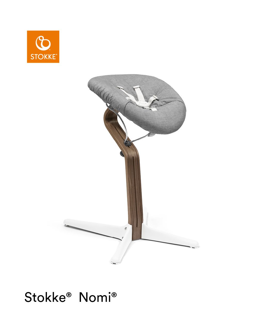 Sedia nomi® walnut white - stokke®