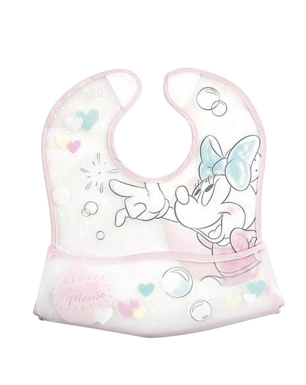 Bavaglino con tasca minnie - disney