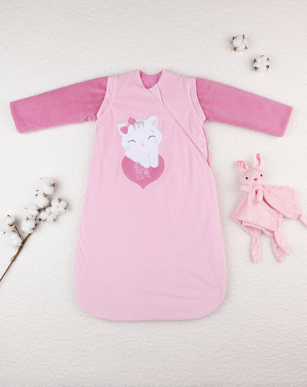 Sacco nanna maniche removibili neonata - tog 3,5