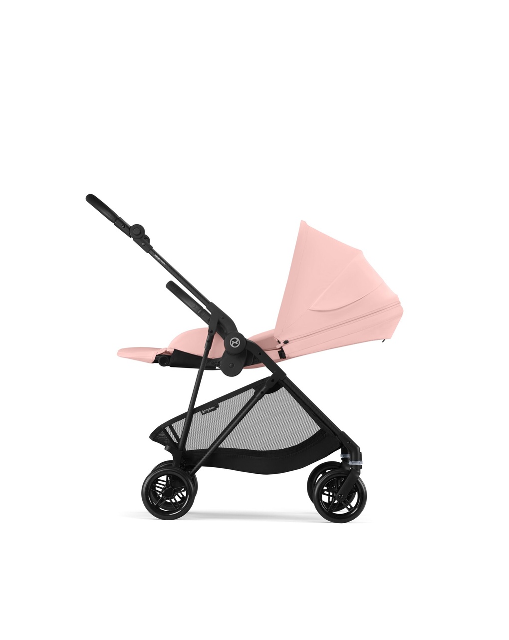 Passeggino melio carbon b/candy pink-light pink - cybex