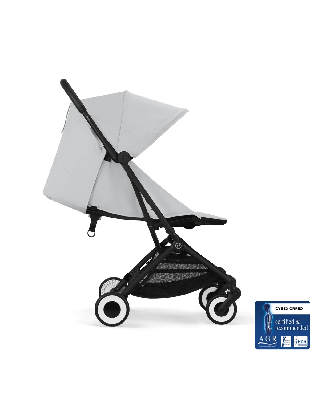 Passeggino orfeo blk fog grey light grey - cybex