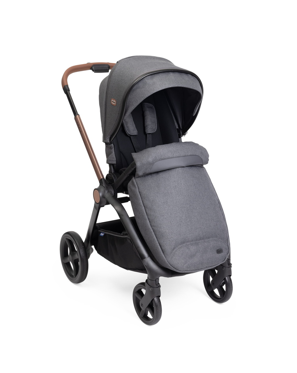 Passeggino mysa black satin - chicco