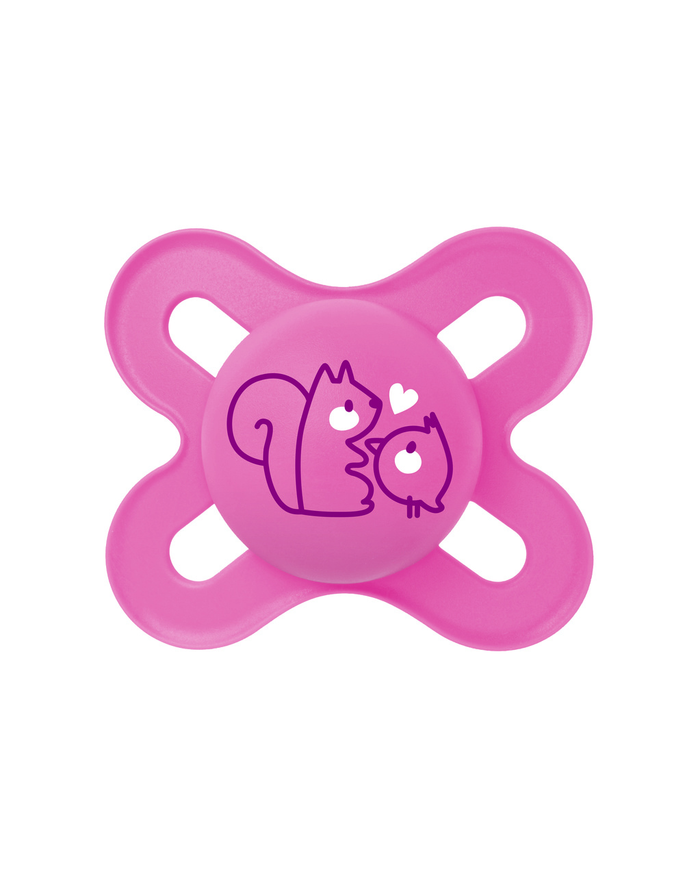 Succhietti original start  0-2m silicone bio-circolare conf. doppia rosa/grigio - mam