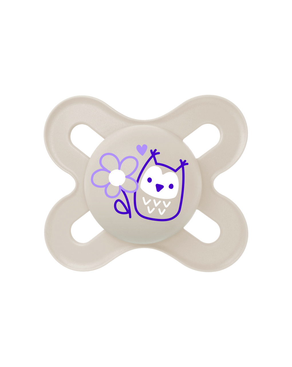 Succhietti original start  0-2m silicone bio-circolare conf. doppia rosa/grigio - mam