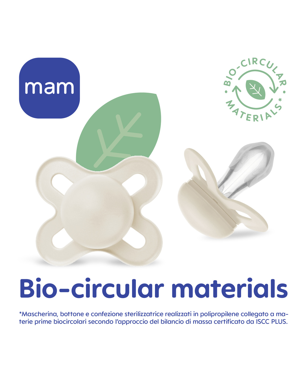 Succhietti original start  0-2m silicone bio-circolare conf. doppia rosa/grigio - mam