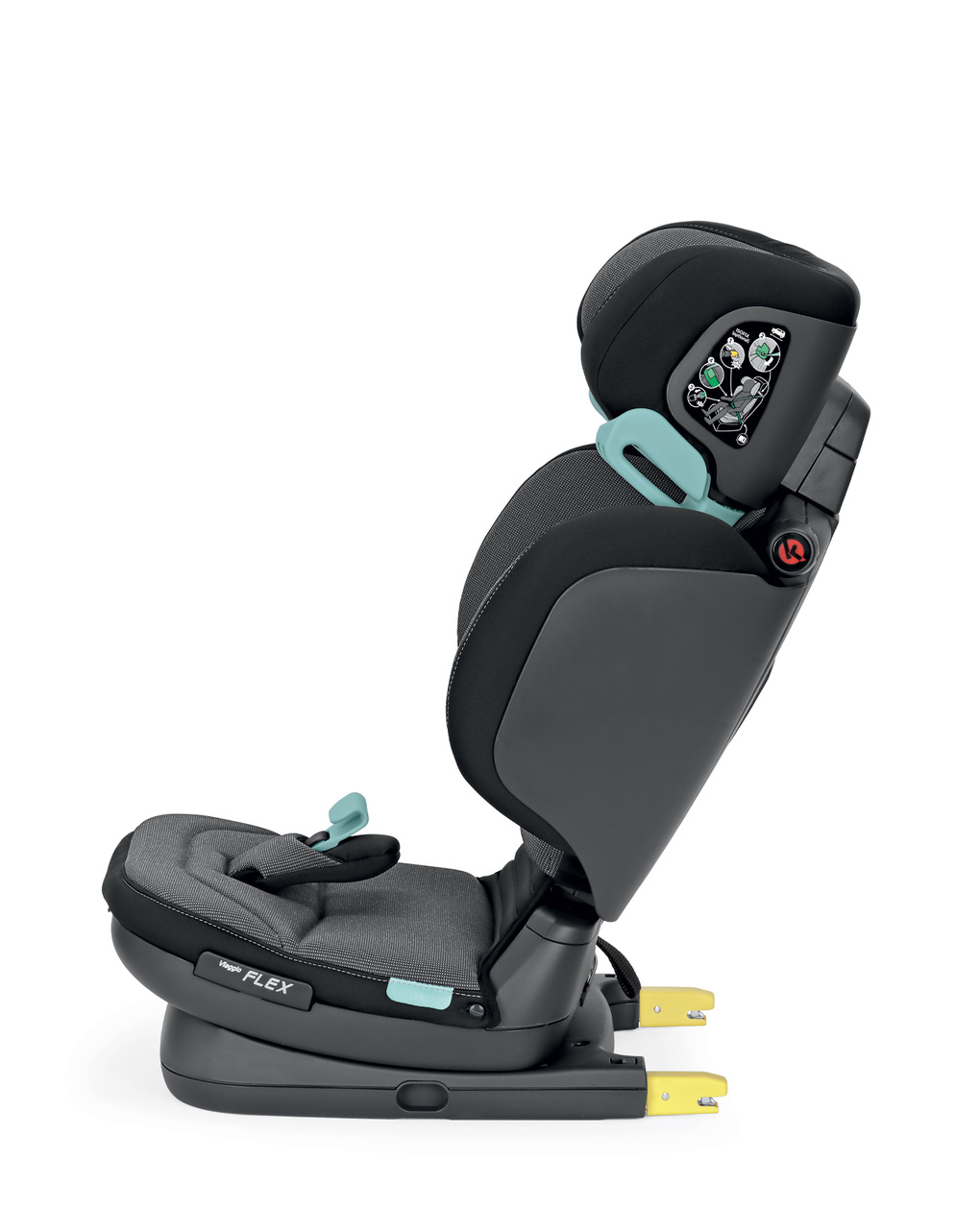 Seggiolino auto viaggio flex isize (100-150 cm) crystal black - peg perego