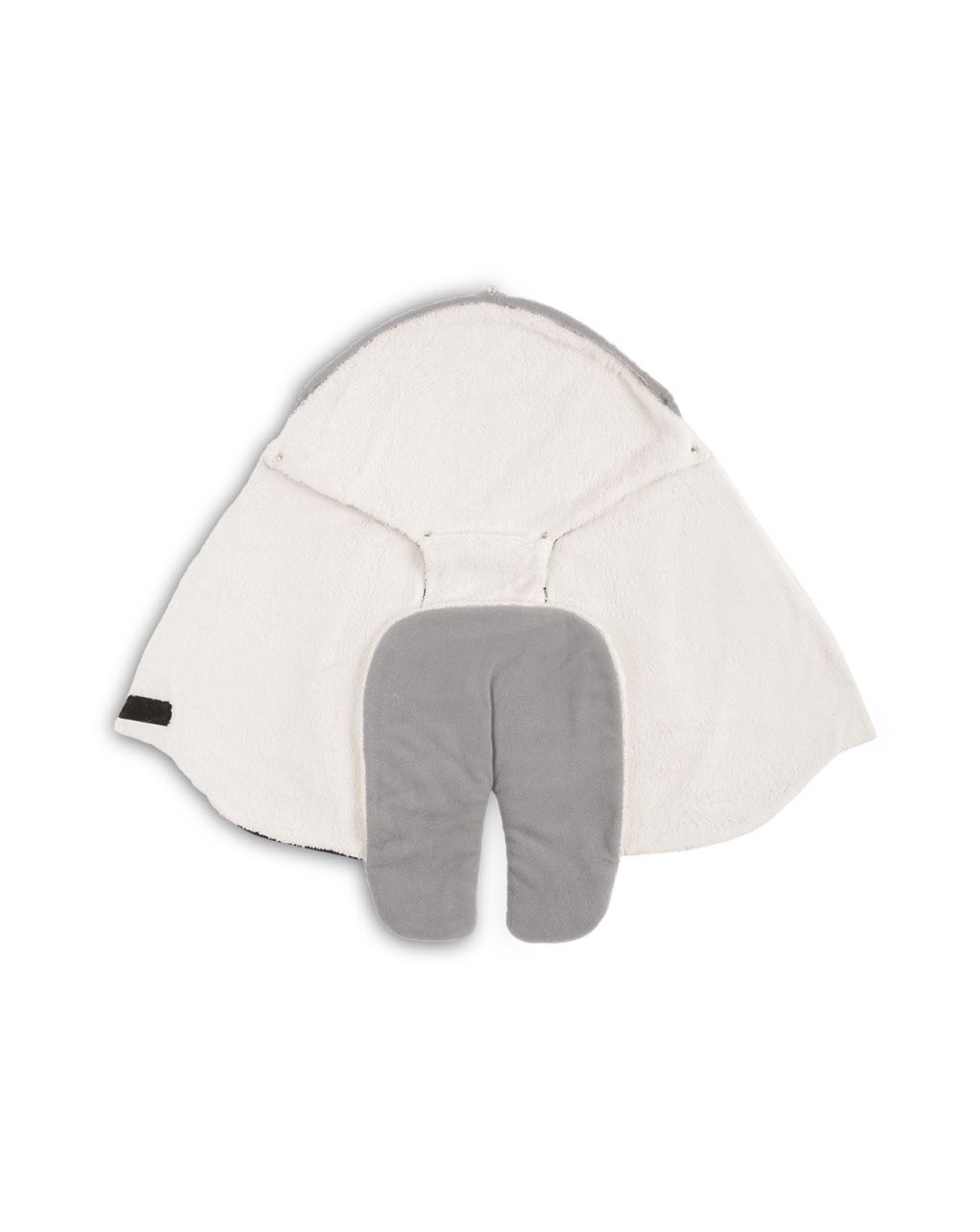 Sacco universale moovo per seggiolini junior cuddle grigio chiaro/bianco - sacco morbido 0-10 mesi - nuvita