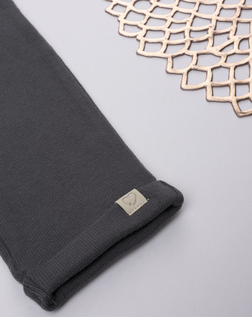 Pantalone bimba grigio con taschine