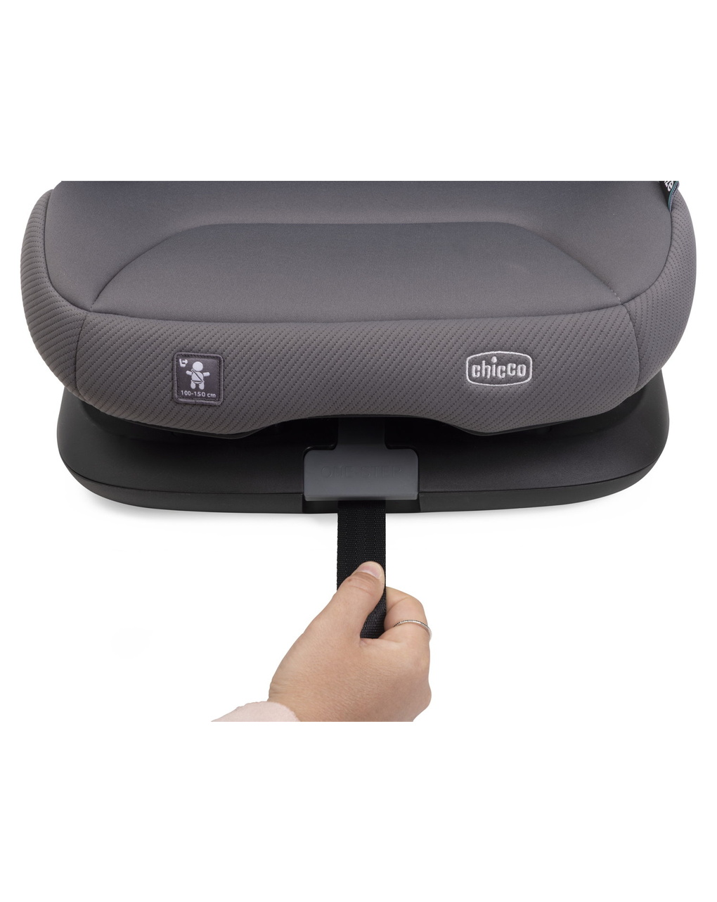 Seggiolino fold&go s i-size glam grey 100-150cm - chicco