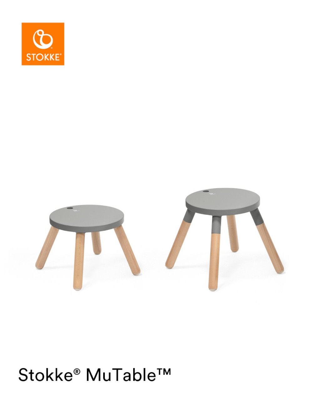 Sedia mutable™ v2 storm grey - stokke®