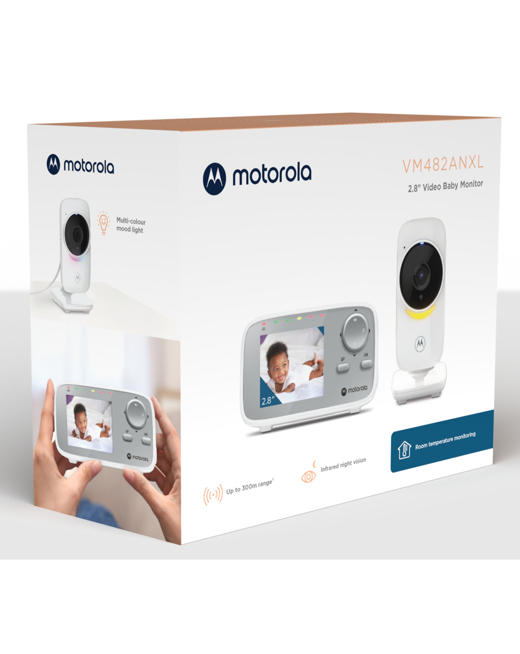 Baby monitor vm 482anxl 2,8" - motorola