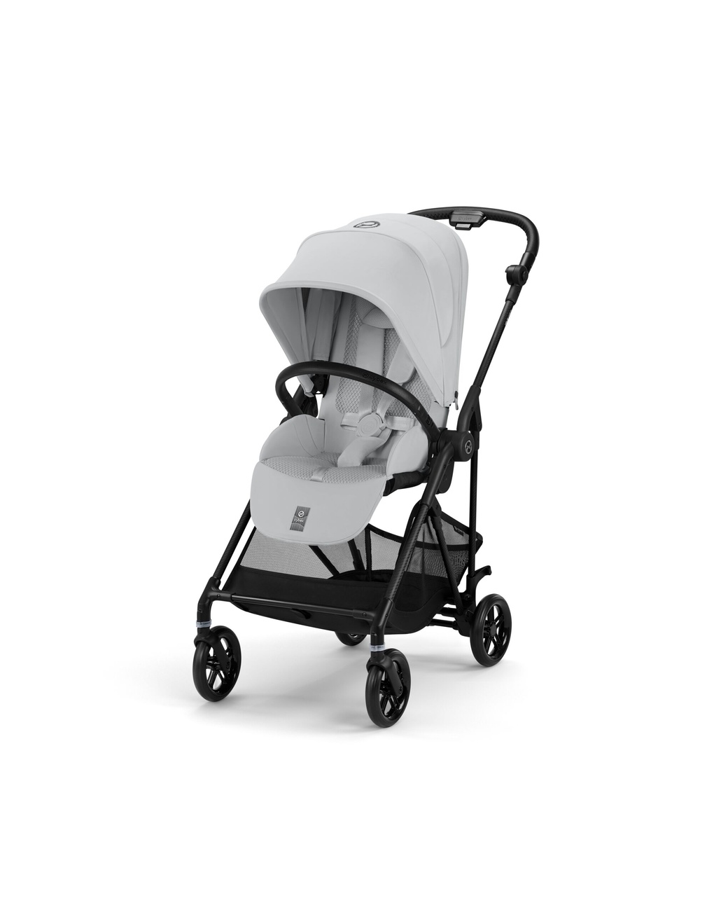 Passeggino melio carbon b/fog grey-light grey - cybex