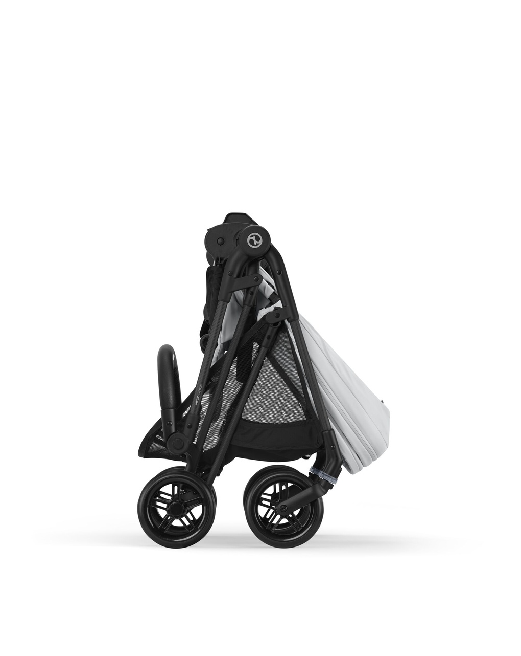 Passeggino melio carbon b/fog grey-light grey - cybex