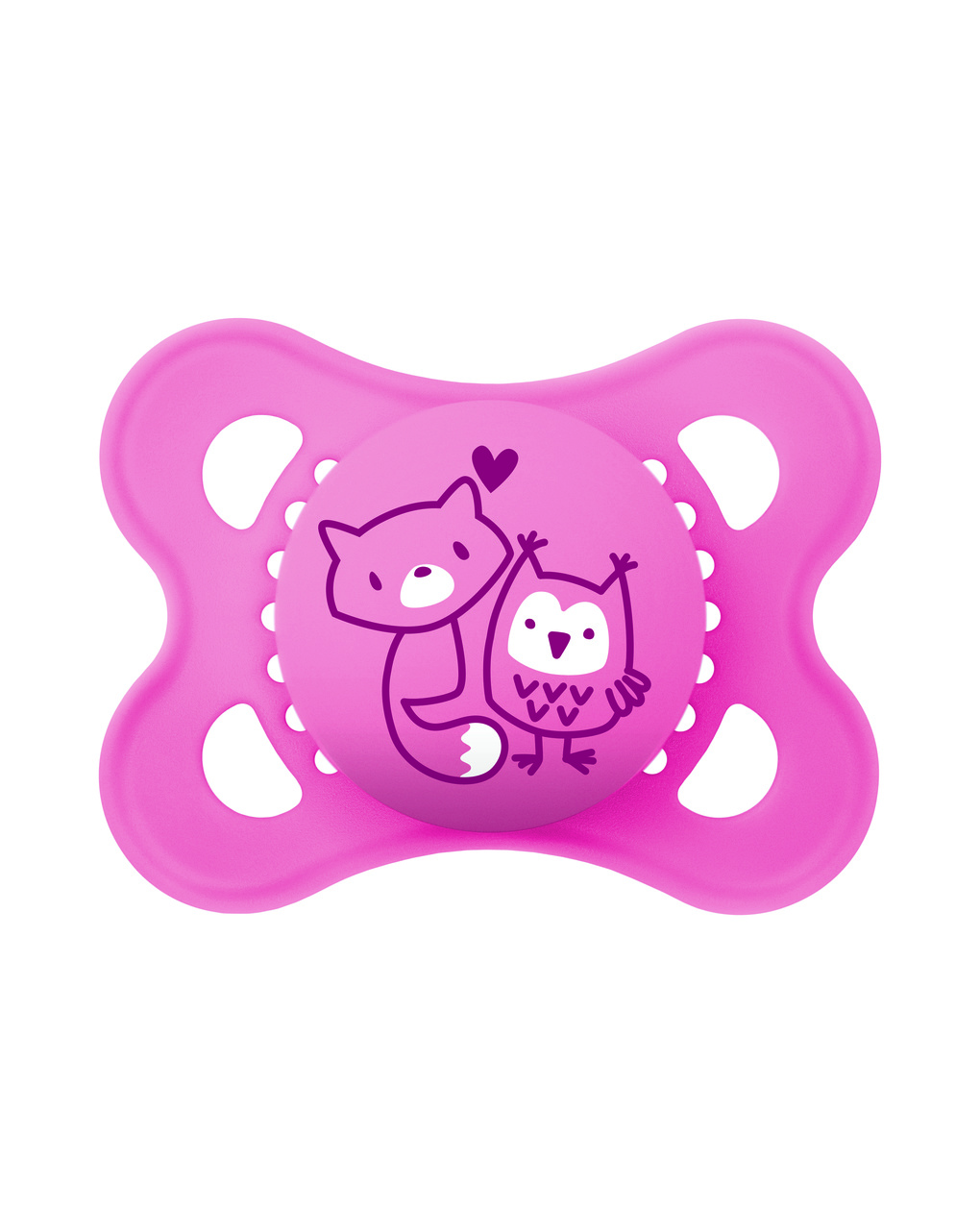 Succhietti original 2-6m silicone bio-circolare conf. doppia rosa/viola - mam