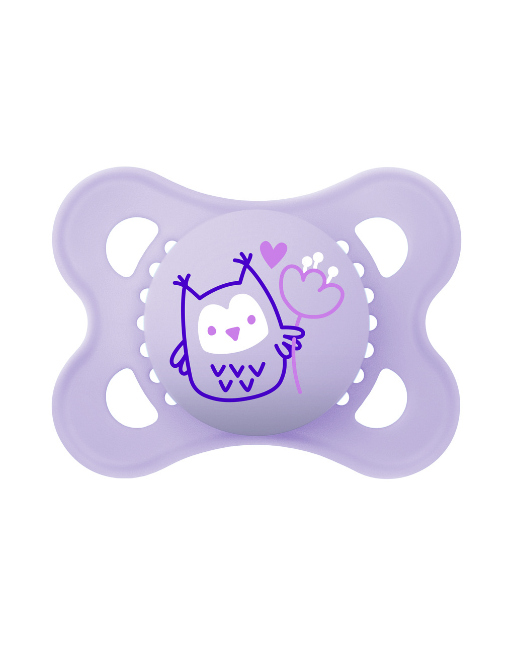 Succhietti original 2-6m silicone bio-circolare conf. doppia rosa/viola - mam