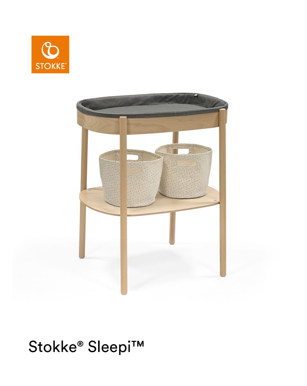 Tavolo fasciatoio sleepi™ natural -  stokke®