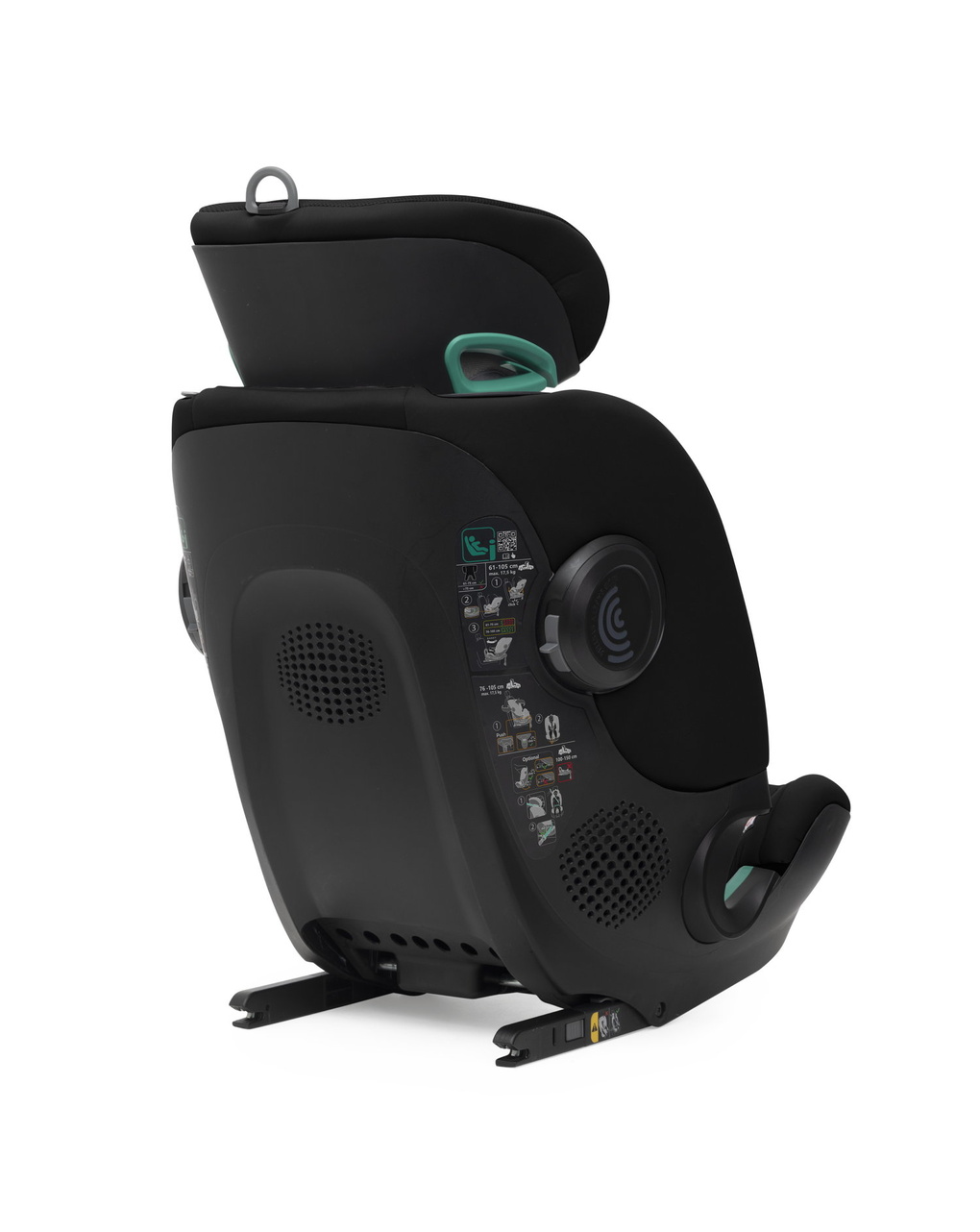 Seggiolino fullseat 360 senza base black satin 61-150cm - chicco