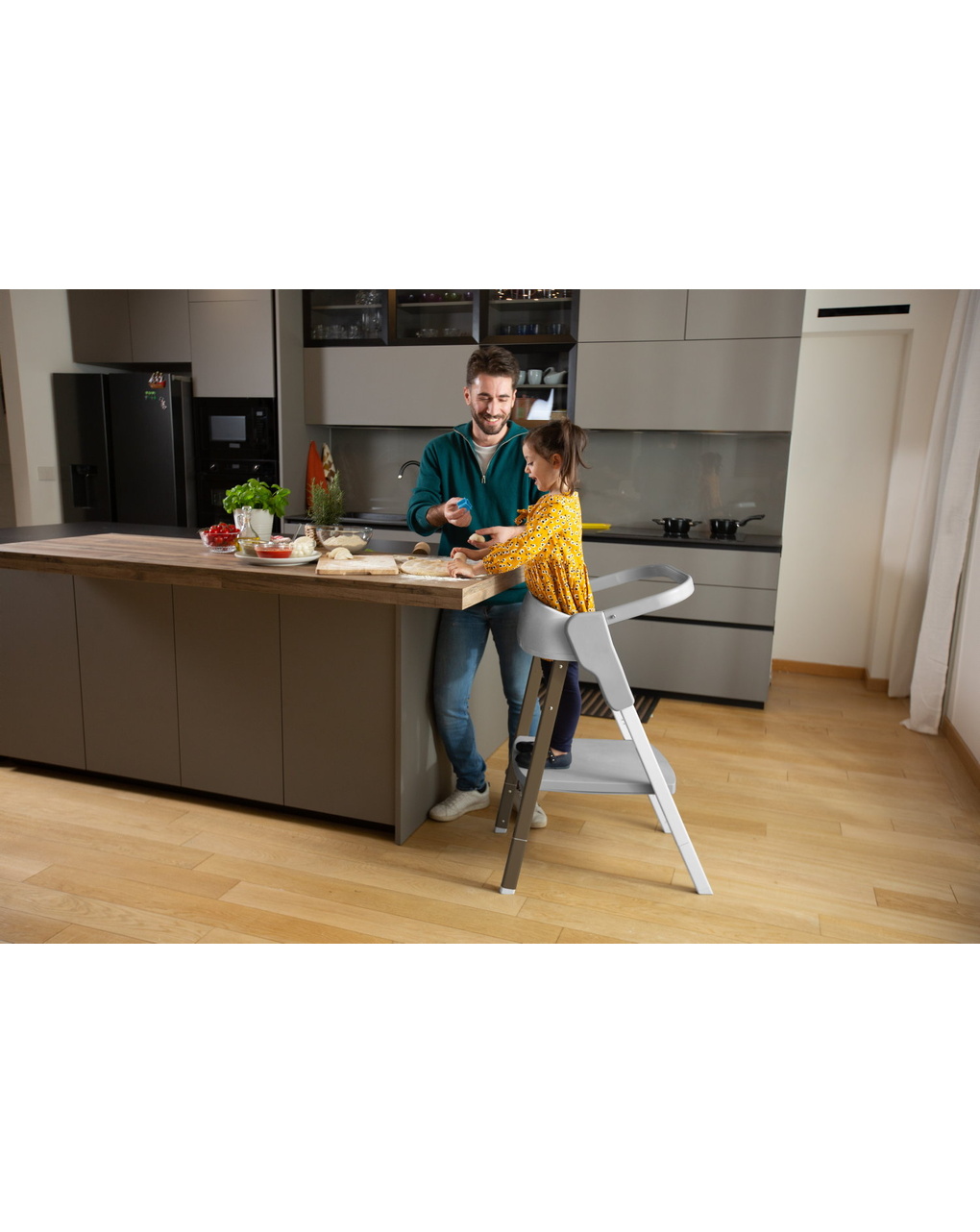 Kit learning tower montessoriana crescendo - chicco