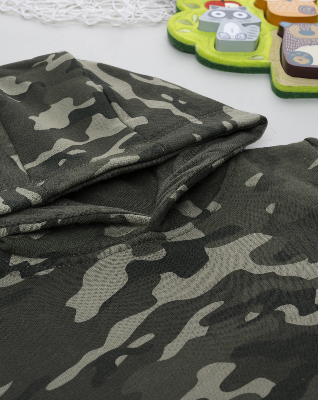 Felpa camouflage bambino