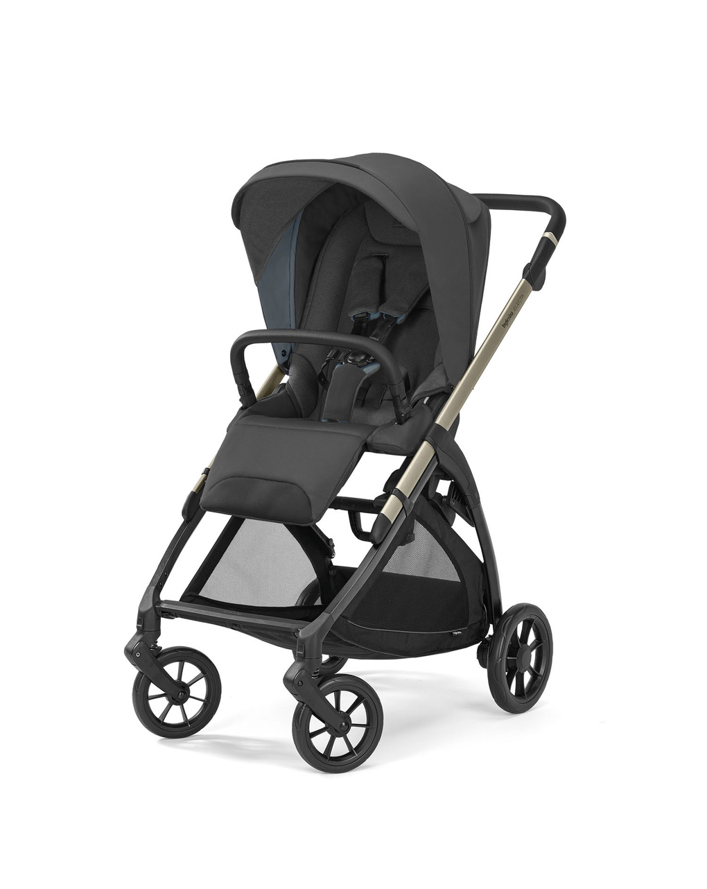Passeggino electa telaio iridio black colore upper black - inglesina