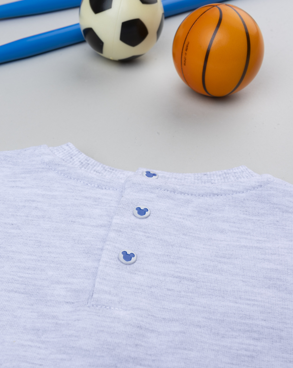 Completo jogging bimbo blu/grigio