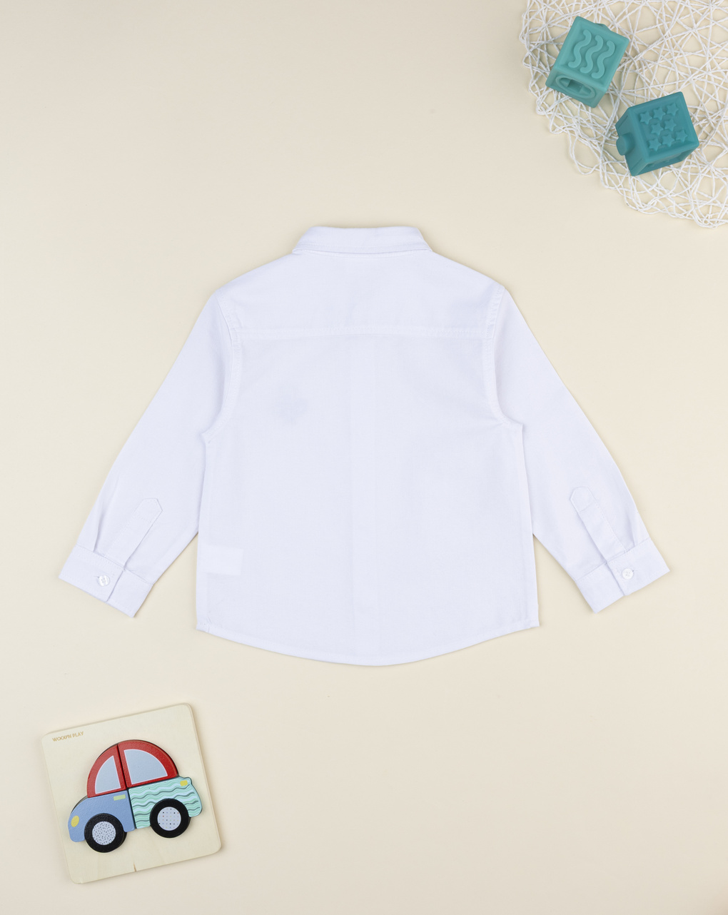 Camicia bianca bimbo ricamo