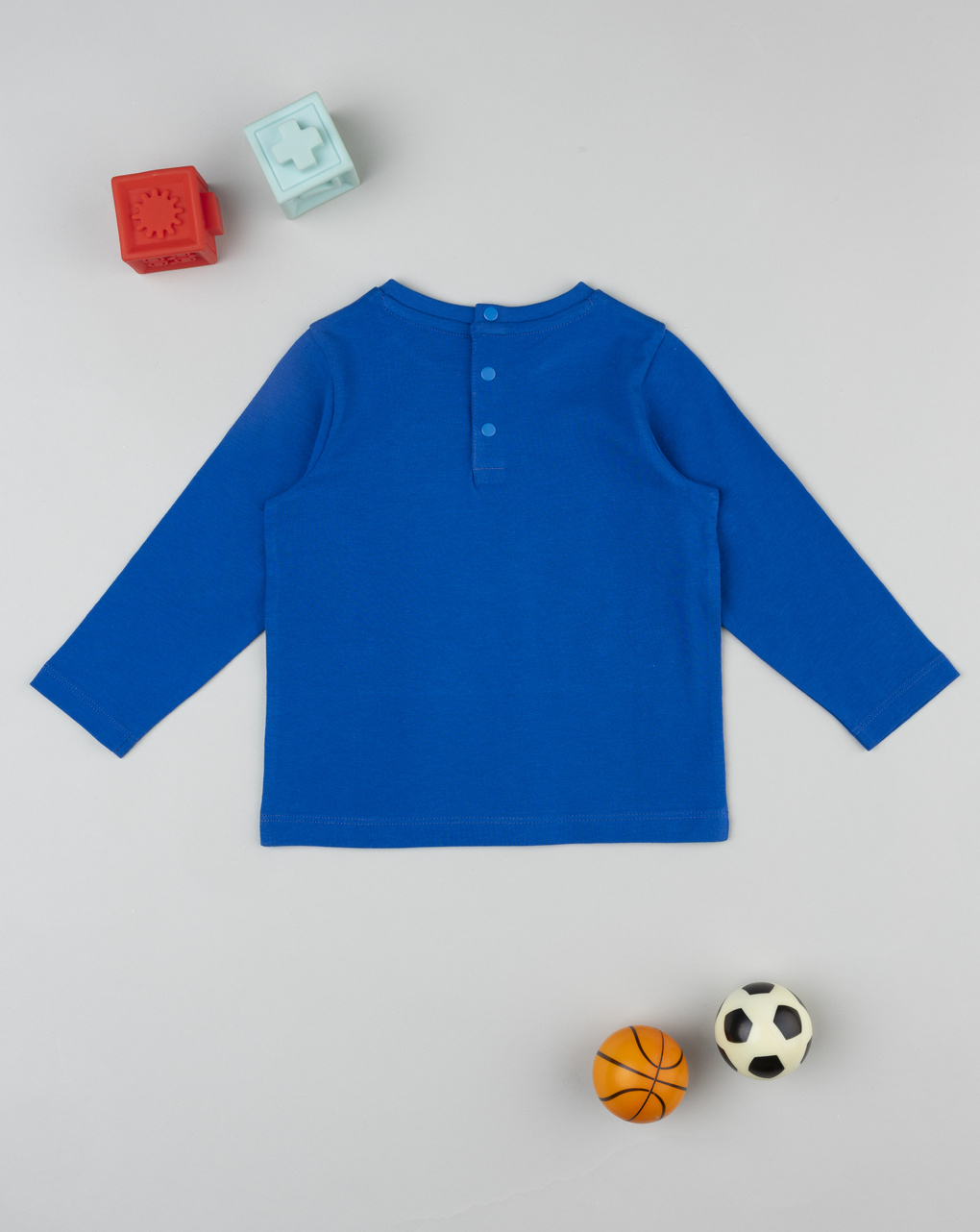 T-shirt bimbo bluette stampata