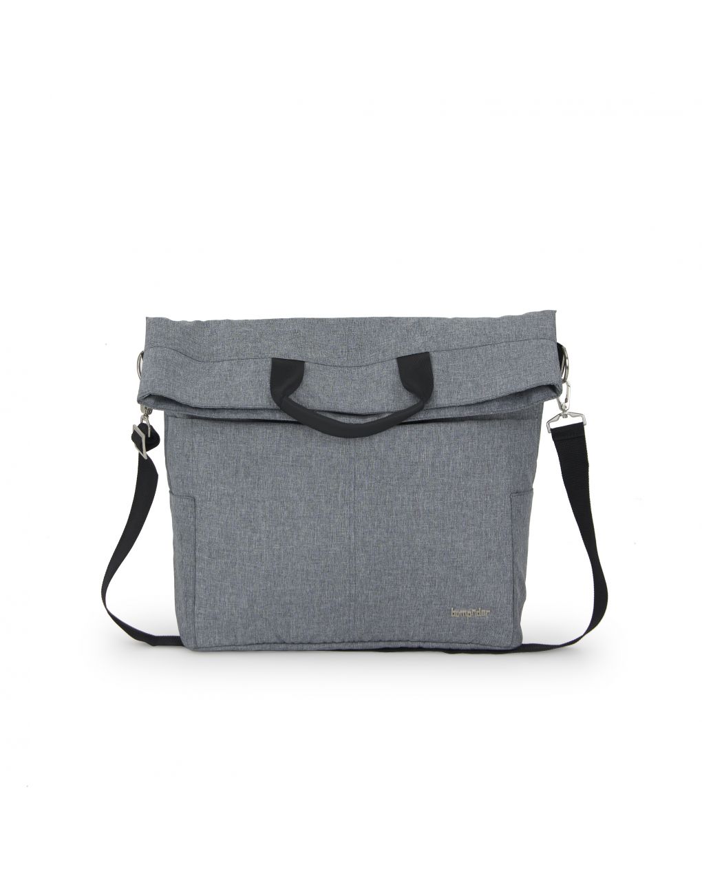 Borsa mamma grigio melange-nero - bumprider