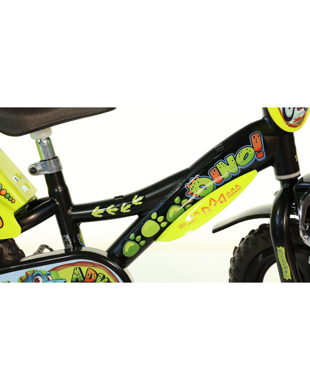 Bicicletta 10 pollici dinosaur con stabilizzatori – dino bikes