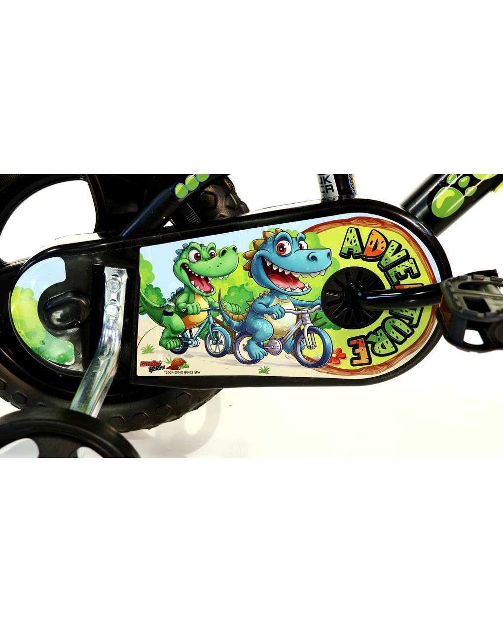 Bicicletta 10 pollici dinosaur con stabilizzatori – dino bikes