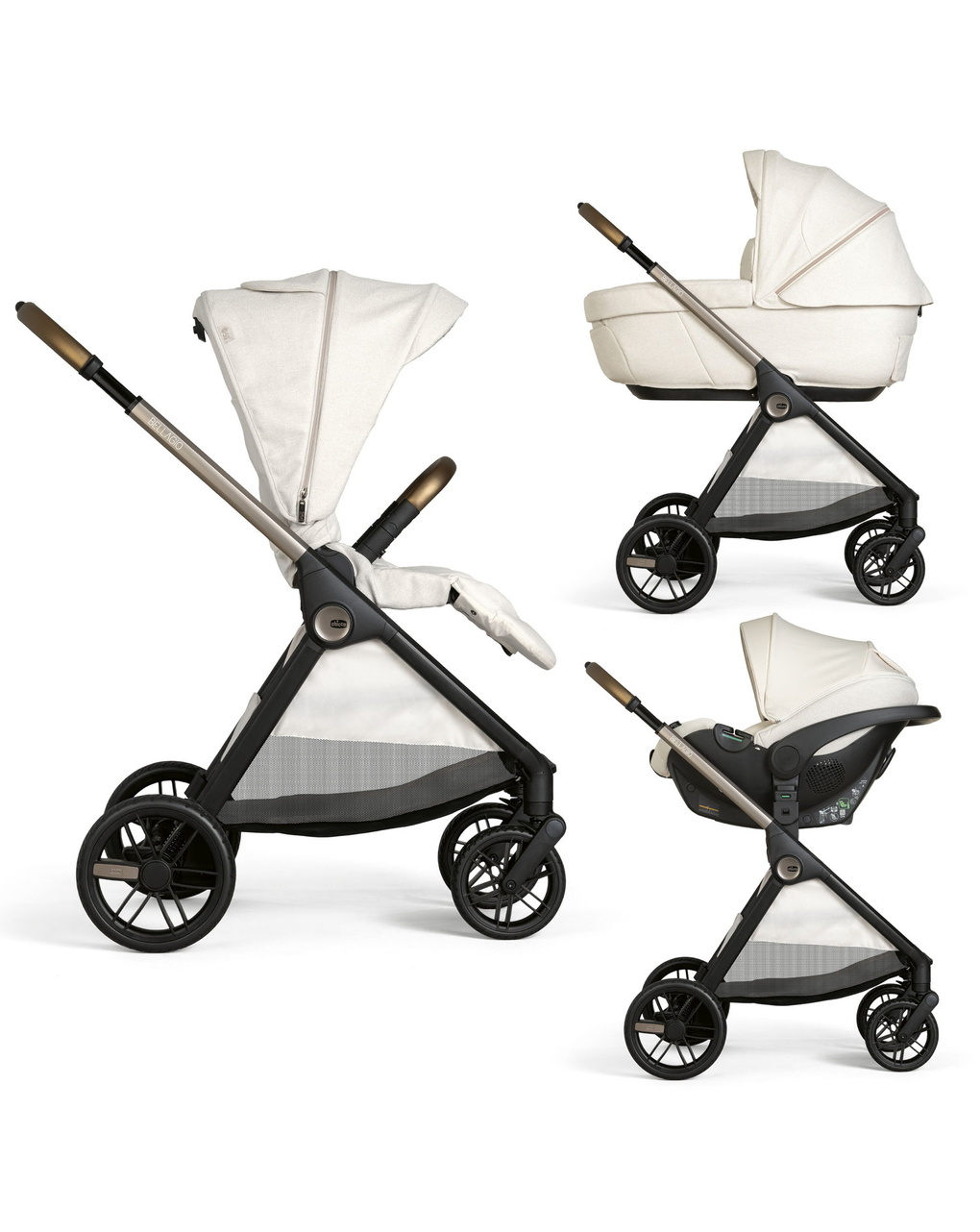 Trio bellagio grand confort con kory plus amber glow - chicco